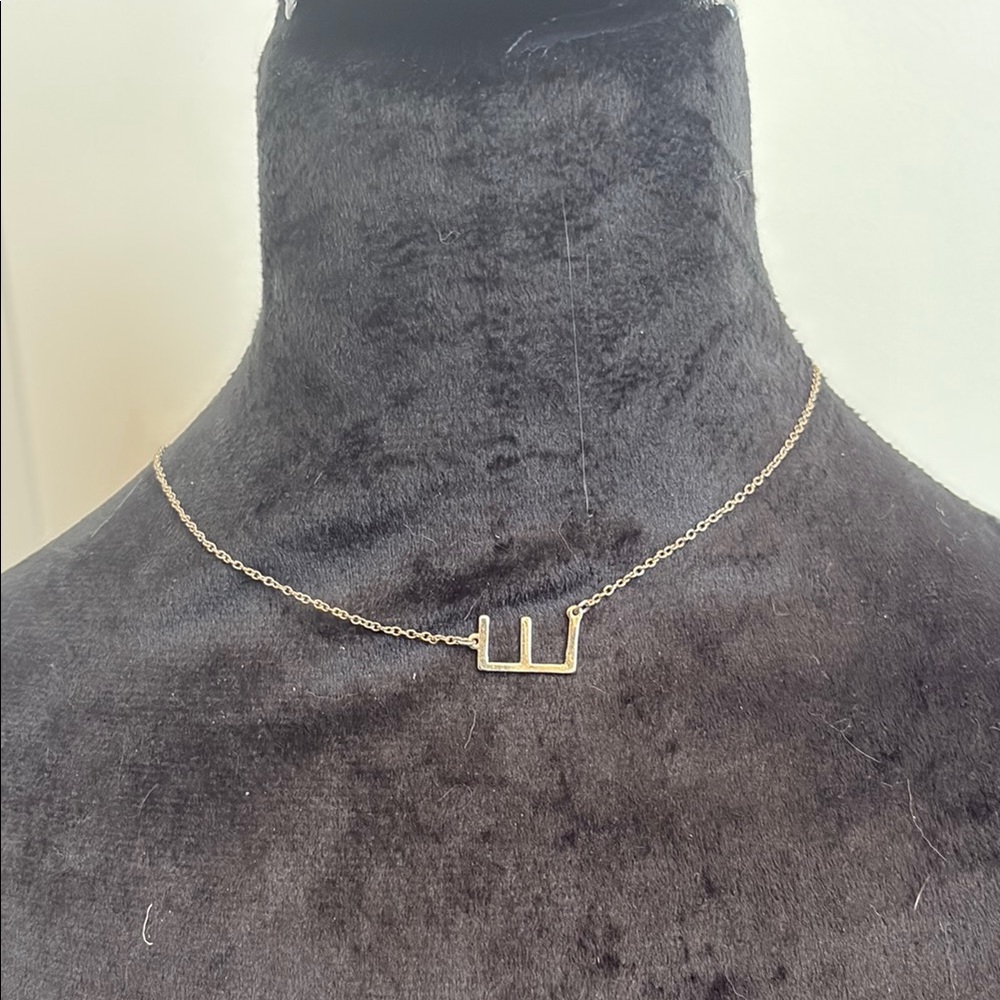 Elegant Gold Initial Necklace